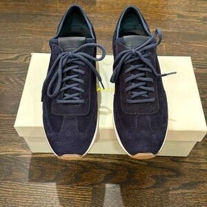 Santoni Navy Men’s Sneakers